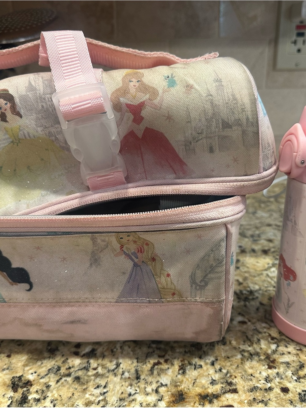 Pottery Barn Disney Princess Water bottle and Lunchbox set